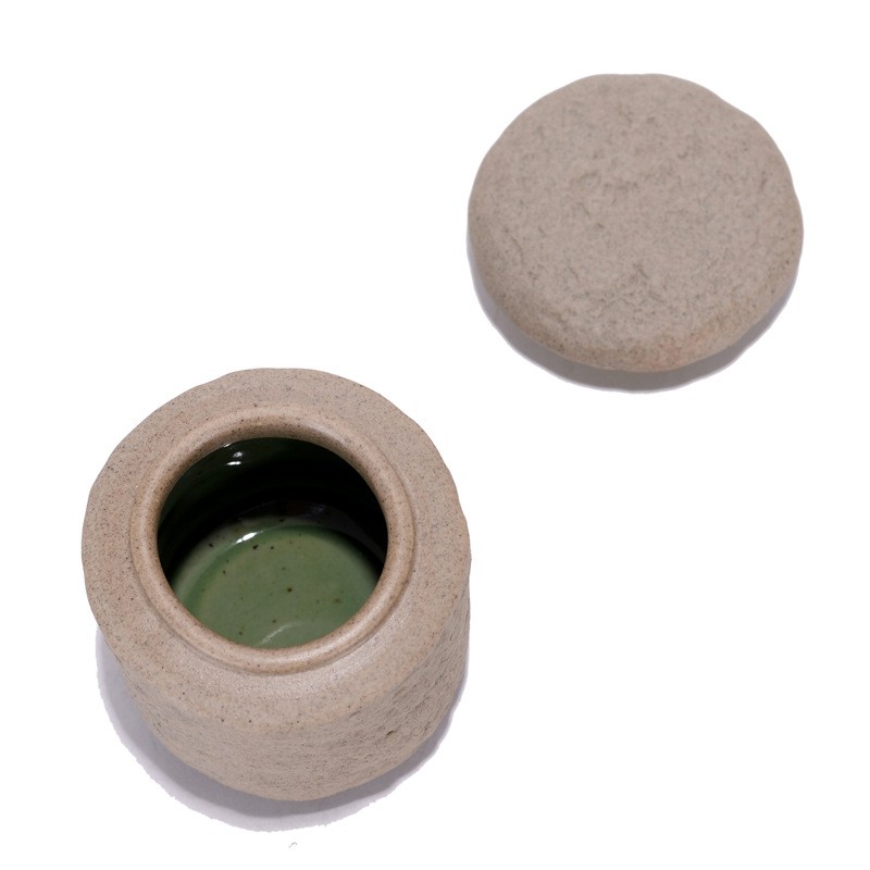 Ceramic Tea Pot Retro Mini Stone Pattern