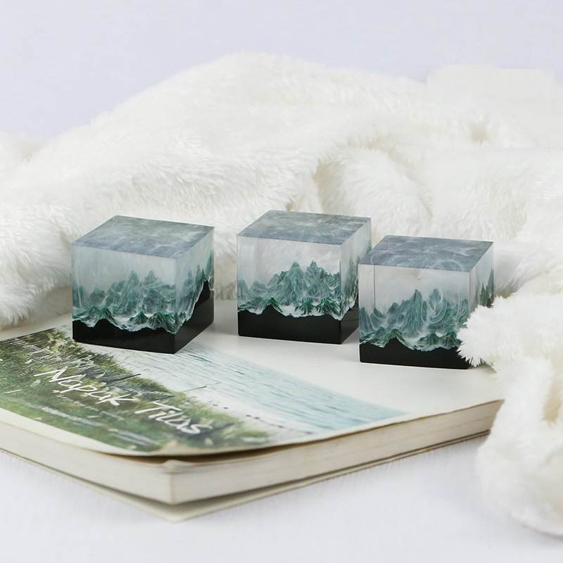 Plastic Finished Product Creative Resin Desktop Tanabata Couple Micro-landscape Small Ornaments