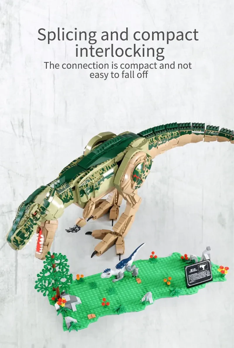 Children's Jurassic Dinosaur Building Blocks Puzzle Toys