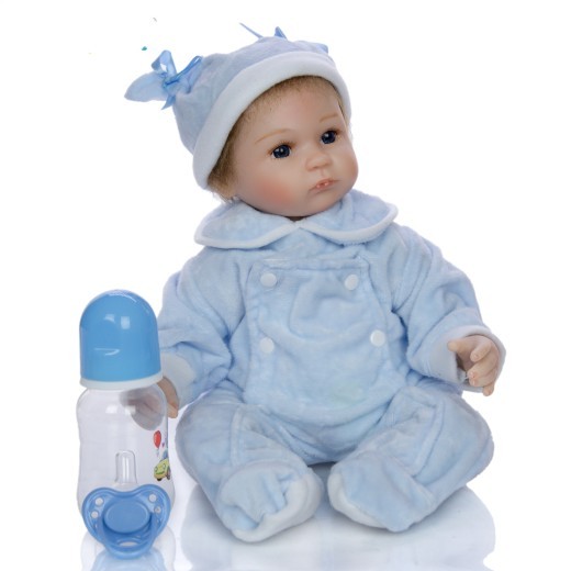43cm Cloth Body Rebirth Doll Simulation Baby