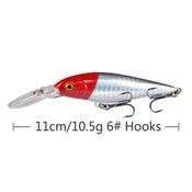 10 * Fishing Lures Hard Baits 3D Eyes 11cm 10.5g