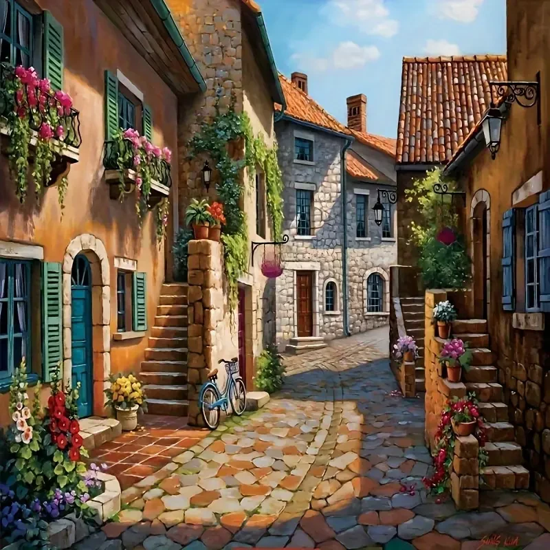 1000pcs Adult Oil Painting Puzzle  Classic Artwork & Fun Family Game