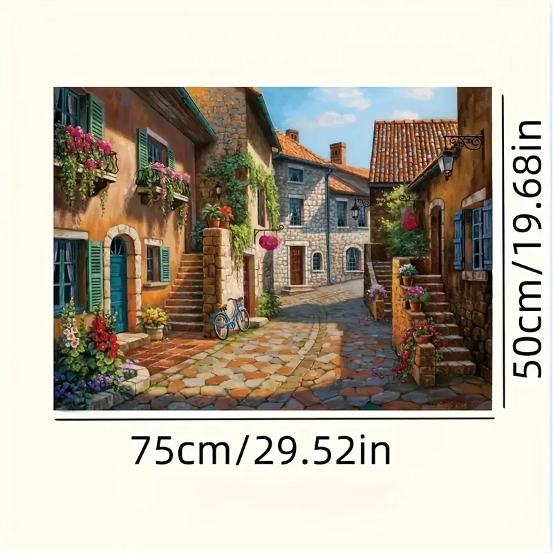 1000pcs Adult Oil Painting Puzzle  Classic Artwork & Fun Family Game