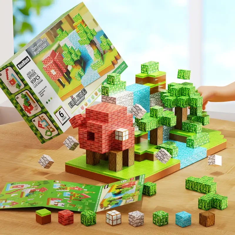 91pcs Magnetic Blocks Set