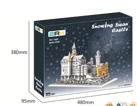 Micro-particle Toys Assembled Acrylic Box DIY