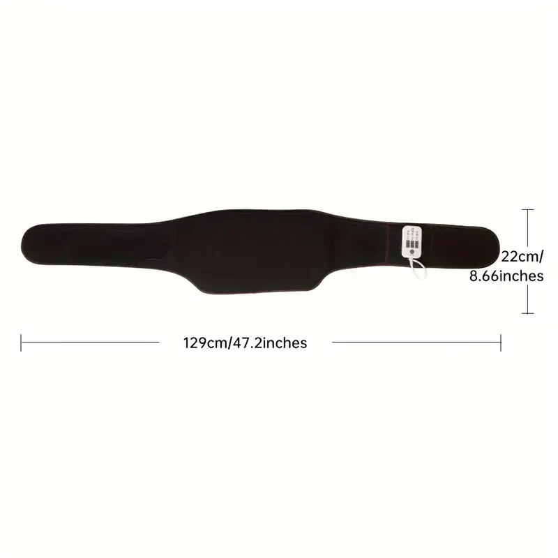 Heating Pad with Massage Belt - Fast Heating for Back and Abdominal Pain