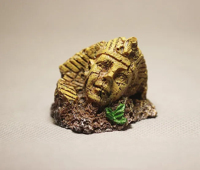 Simulation Miniature Ancient Egyptian Pharaoh Stone Statue