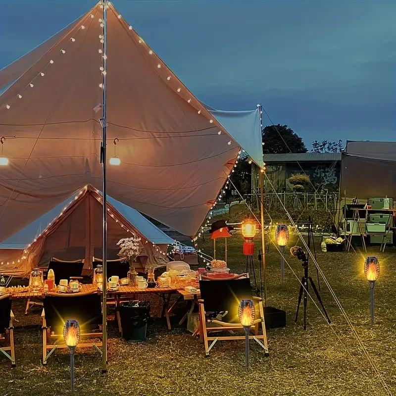 Outdoor Solar Torch LED Flashlight