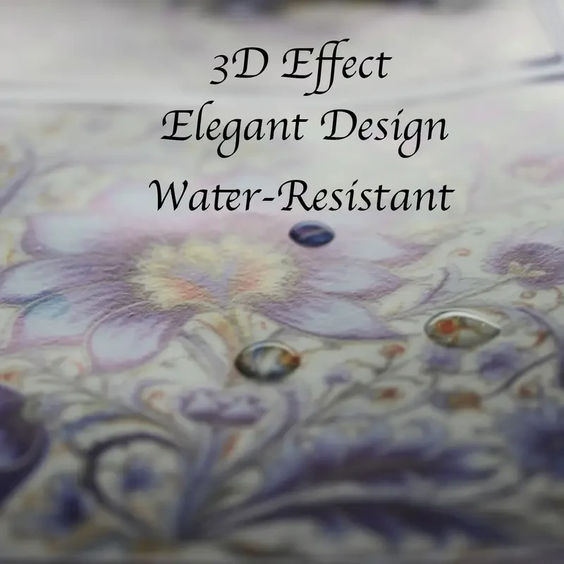 20pcs Elegant Blue & White Turkish Tile Stickers  Ocean-Inspired Design for Kitchens & Bathrooms