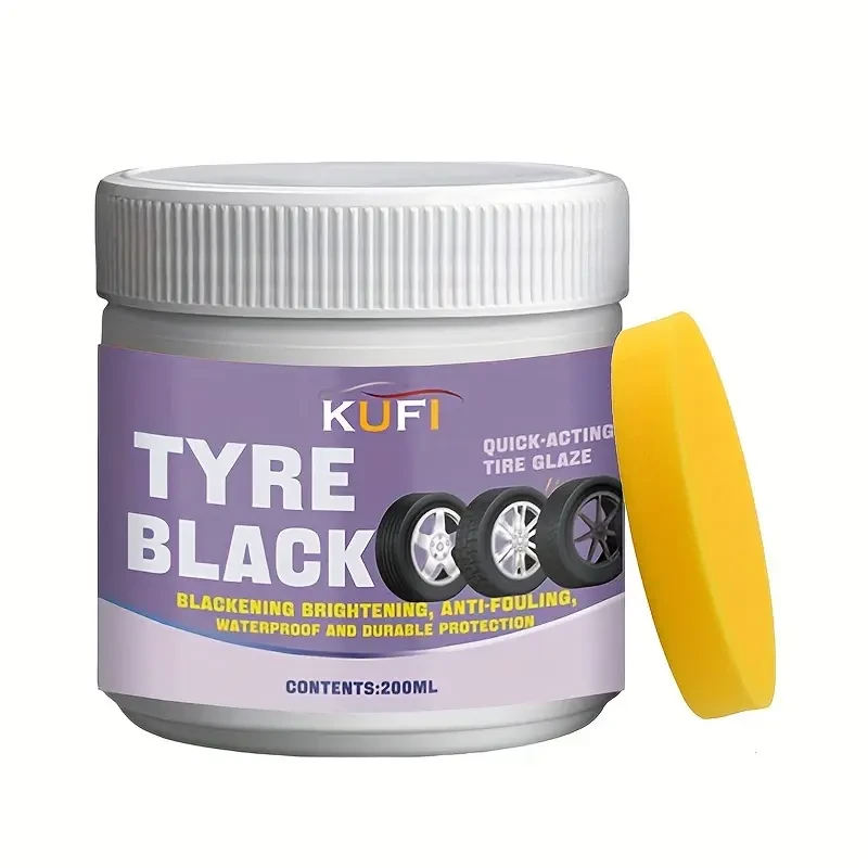 Premium Car Tire Shine Wax  Durable Protection & Gloss Enhancer