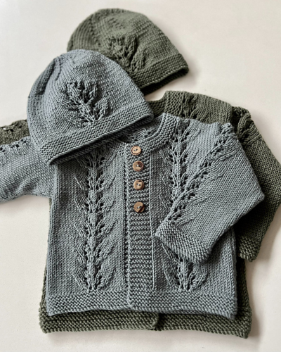 Cardigan & Hat| Hand Knitted