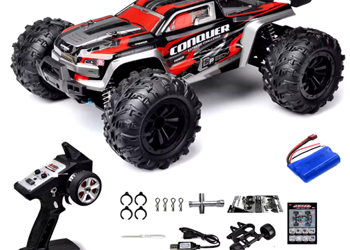 1:16 75KM/H or 50KM/H 4WD RC Car with LED Remote Control Cars High Speed Drift Monster Truck for Kids Vs Wltoys 144001 Toys