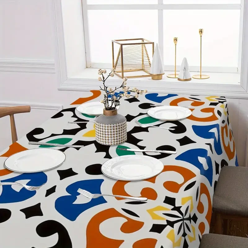 A Waterproof Polyester Tablecloth