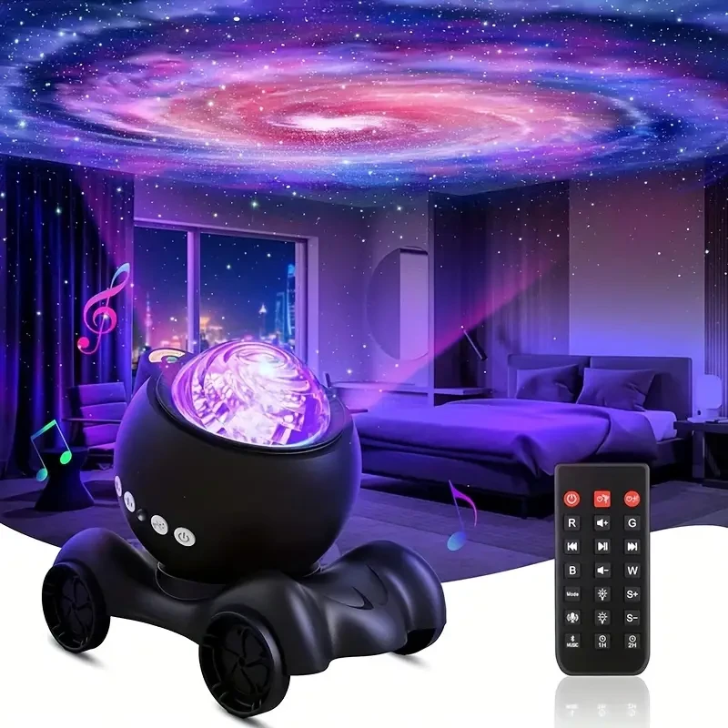 Aurora Galaxy Projector - White Noise Night Light with Speaker