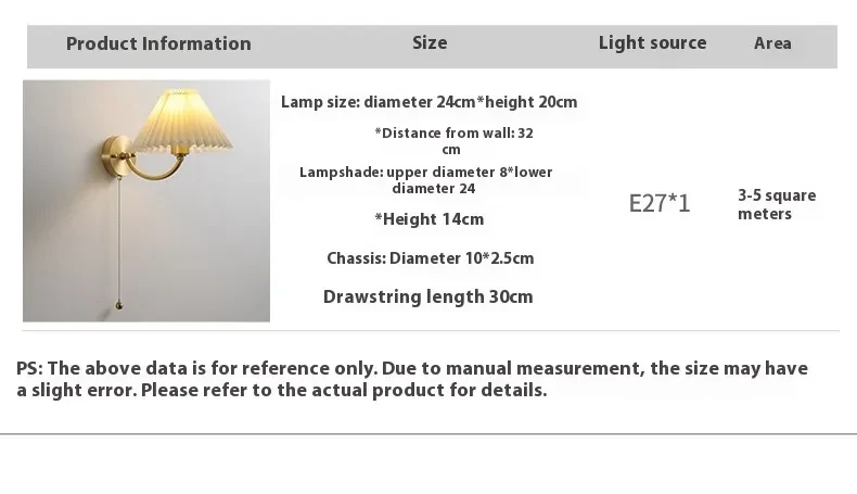 Style Minimalist Bedroom Bedside Lamp