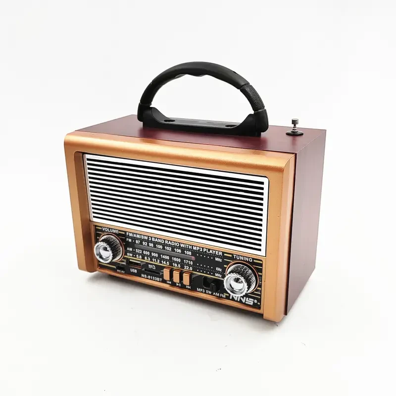 Retro Radio & Wireless Speaker - AM/FM/SW with TWS Wireless 5.0