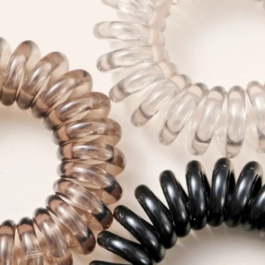 18pc Pack Transparent Net Red Phone Fashion Lady Hair Rope Hair Accessories