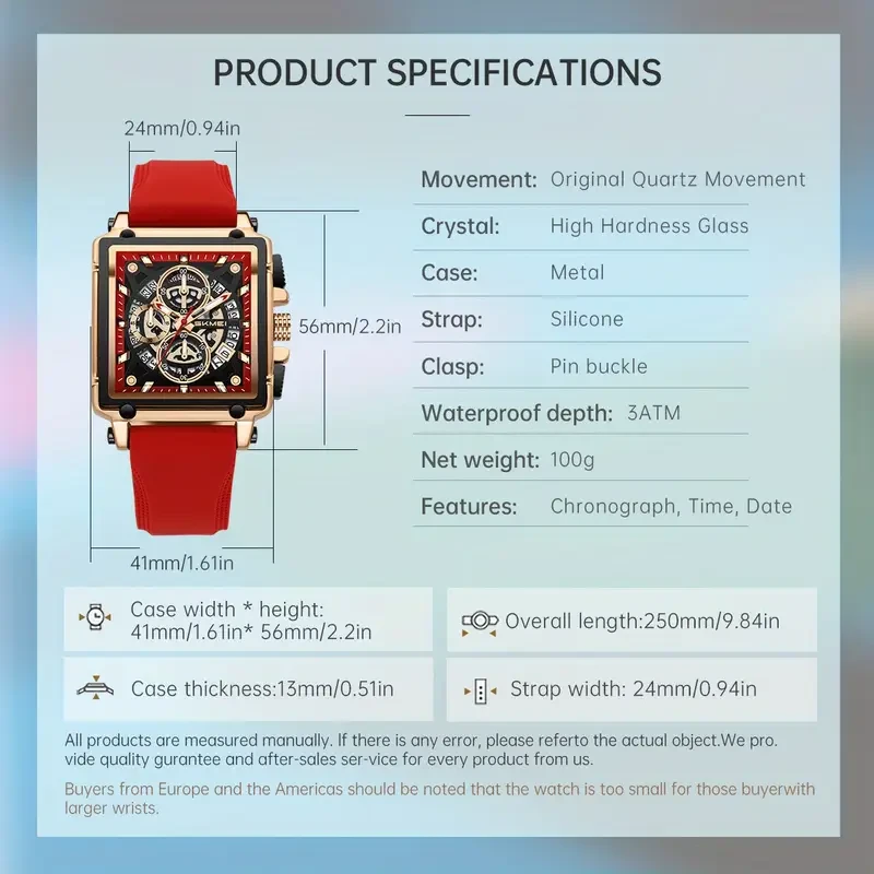 SKMEI Men's Fashion Quartz Watch   with Creative Tape Design