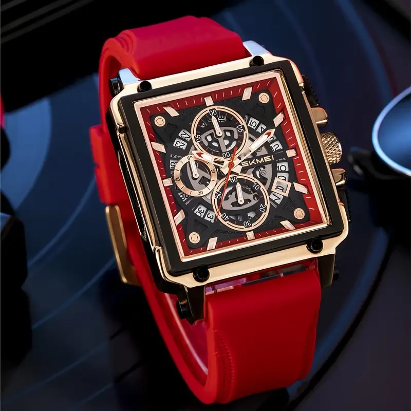 SKMEI Men's Fashion Quartz Watch   with Creative Tape Design