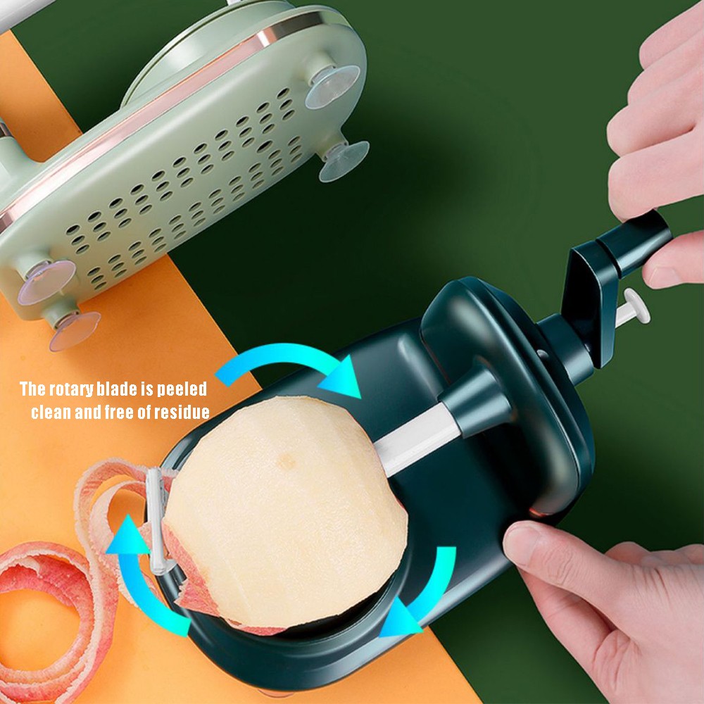 Hand-cranked Apples Peeler Machine - Manual Rotating Kitchen Peeling Machine