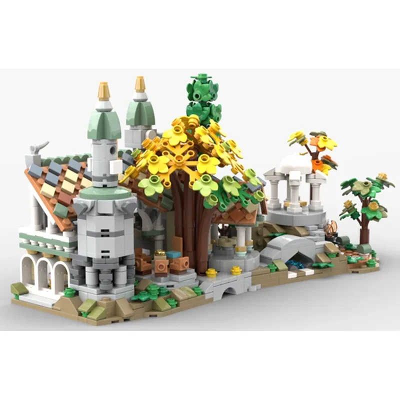 Mini Rivendell Architectural Model Building Blocks