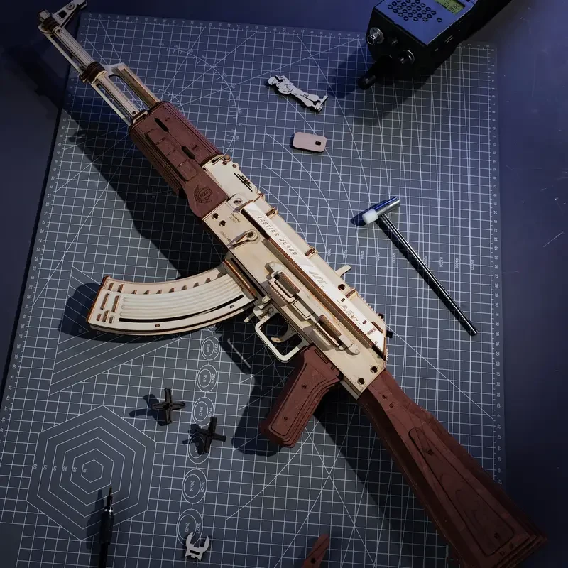 3D Wooden Puzzle For Adults - DIY 3D Model Building Kit