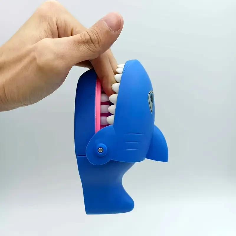 Blue Shark Finger Bite Game Toy