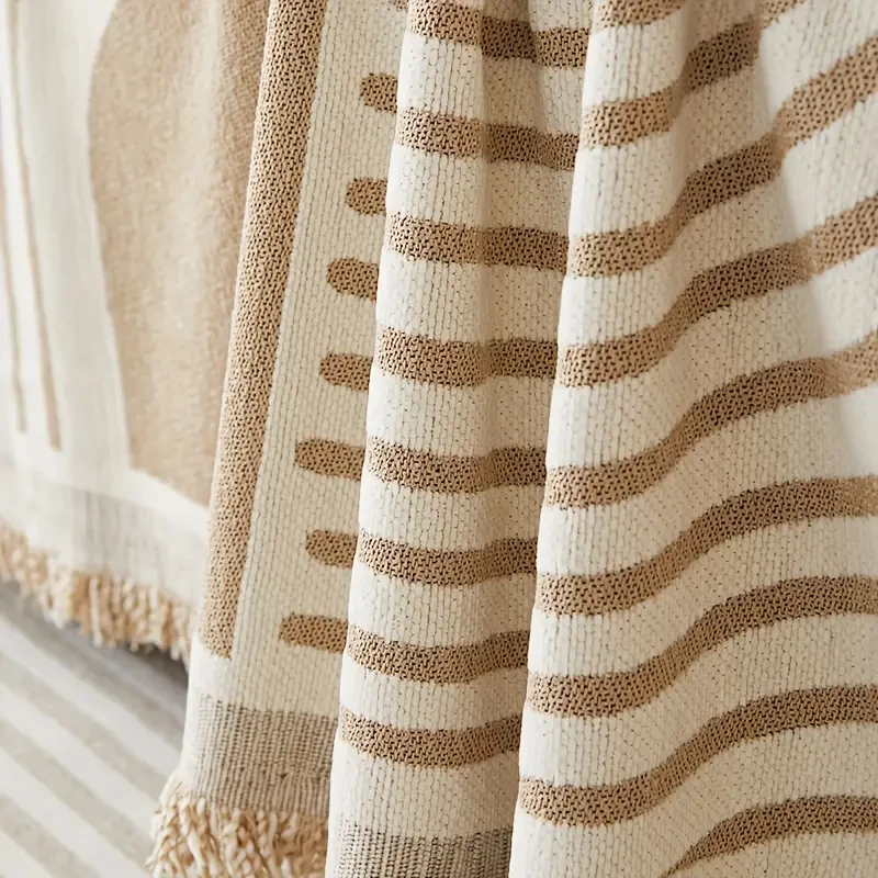 Bohemian Chic Sofa Cover with Tassels