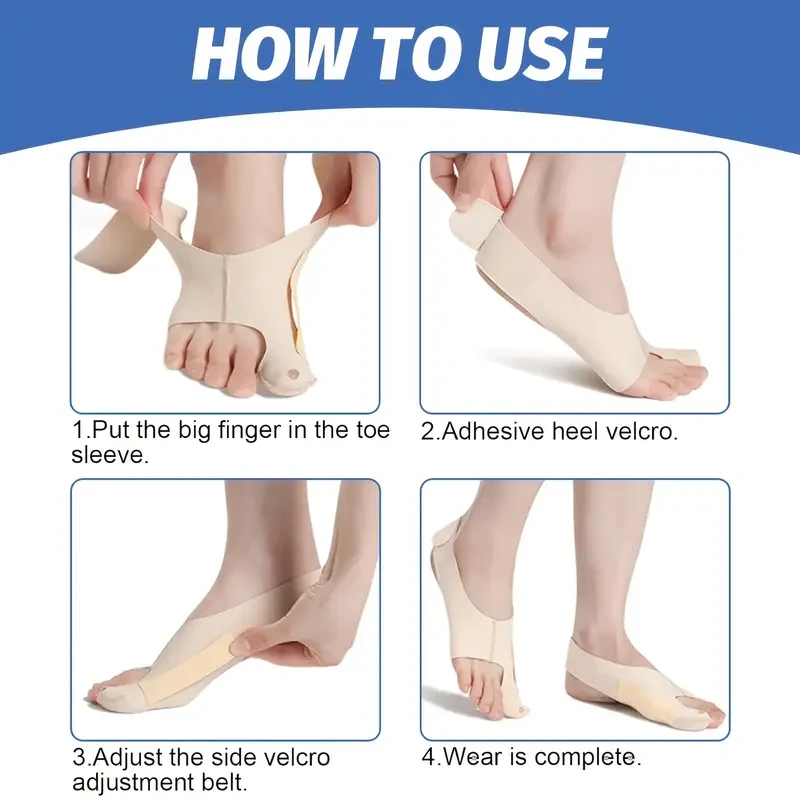 Bunion Corrector Hallux Valgus Splint with Toe Separator