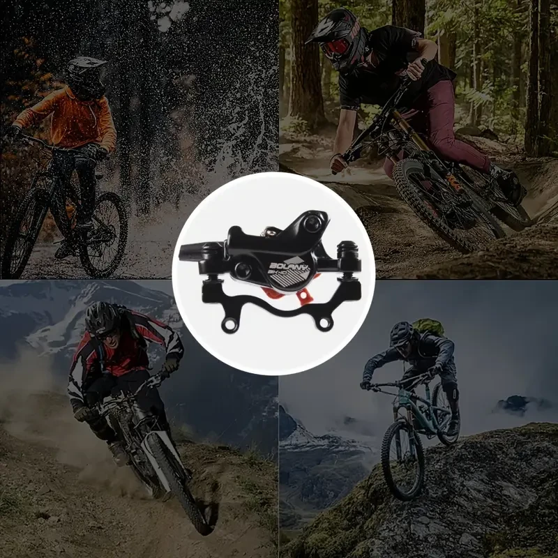 High-Performance Hydraulic Disc Brake Kit with 160mm Rotors for Front and Rear Wheels