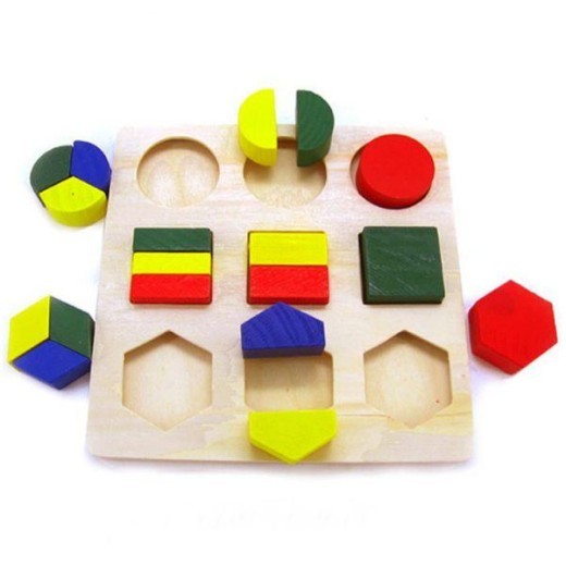 Wisdom Geometric Small Shape Three-dimensional Jigsaw Puzzle