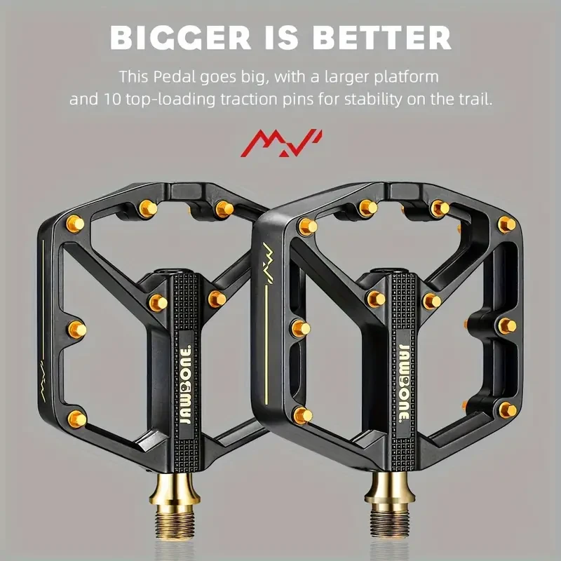 9/16" Aluminum Lightweight Jawbone MTB Bike Pedals