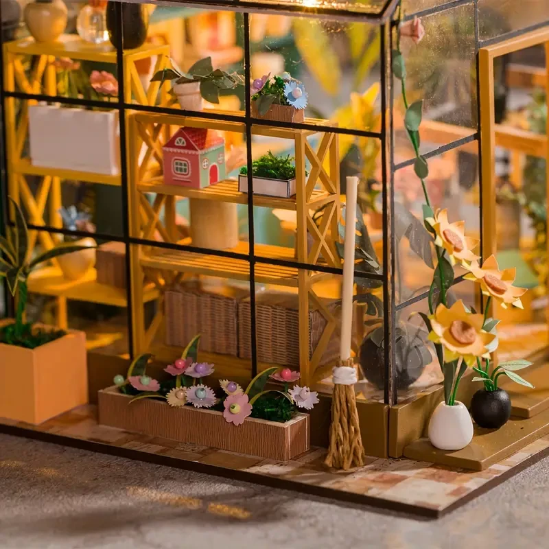 3D Puzzle Wooden Dollhouse Kit