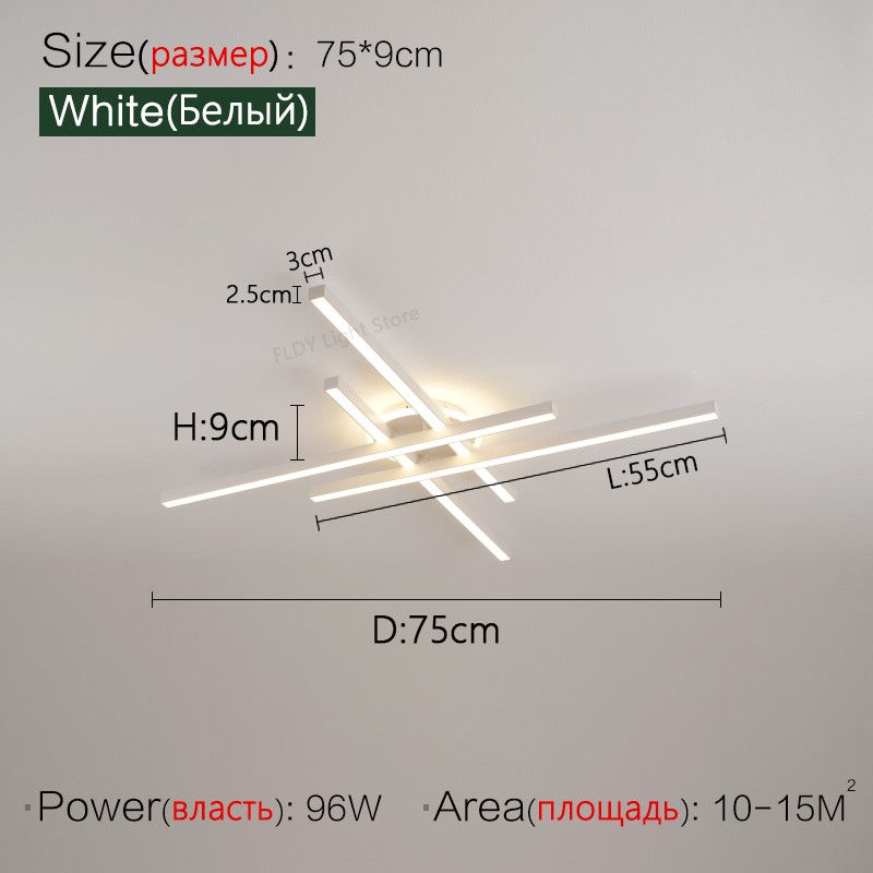 2024 Nordic Modern LED Ceiling Lamp - Living Room, Dining Room, Bedroom Chandelier