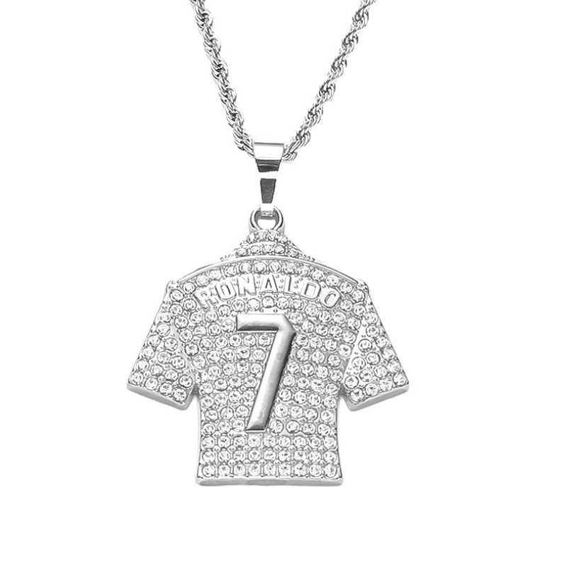 HNSP Cristiano Ronaldo CR7 Jersey Pendant Necklace