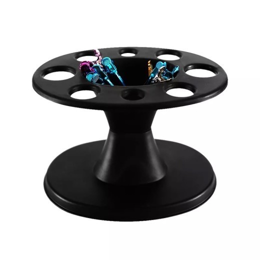 Barber Shop Hairdressing Tools Plastic Hair Roller Comb Storage Rack