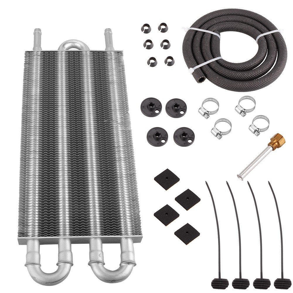 Car Modification Fittings Air-conditioner Pipe Belt Condenser Row Oil Cooler