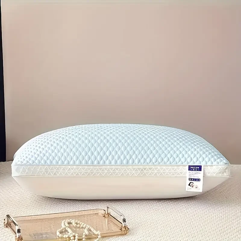 2pcs Blue Contemporary Tofu Pillows, Cooling Breathable, Machine Washable, Space Themed, Multi-Purpose, Polyester Cover, 200-250g Fabric, for Home, Bedroom, Hotel - Perfect Holiday Gift, Christmas Present