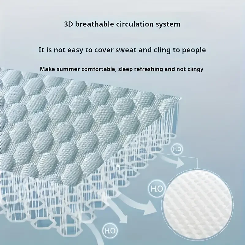 2pcs Blue Contemporary Tofu Pillows, Cooling Breathable, Machine Washable, Space Themed, Multi-Purpose, Polyester Cover, 200-250g Fabric, for Home, Bedroom, Hotel - Perfect Holiday Gift, Christmas Present