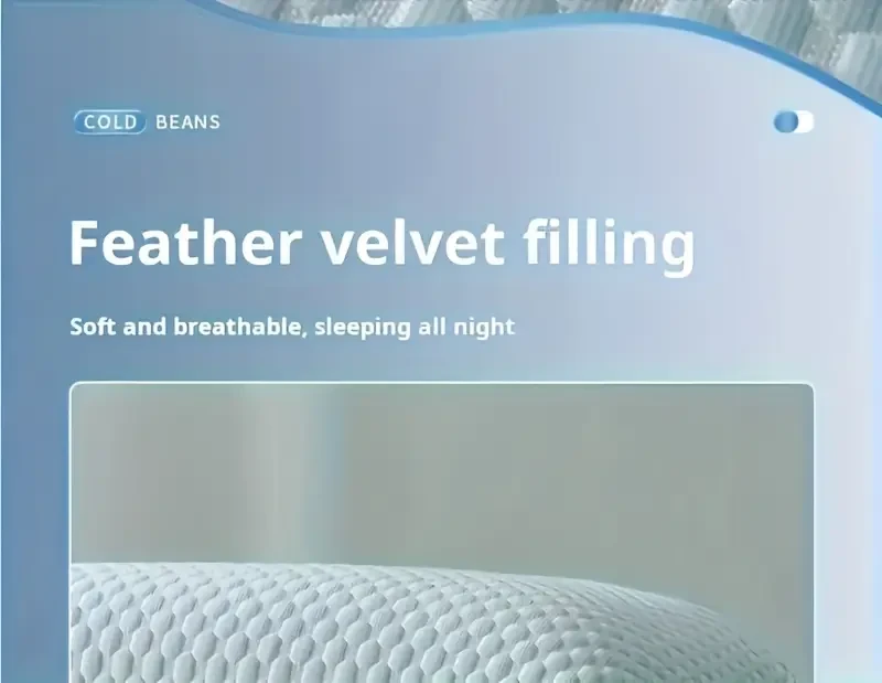 2pcs Blue Contemporary Tofu Pillows, Cooling Breathable, Machine Washable, Space Themed, Multi-Purpose, Polyester Cover, 200-250g Fabric, for Home, Bedroom, Hotel - Perfect Holiday Gift, Christmas Present