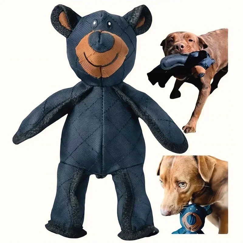 Indestructible Bear Dog Toy