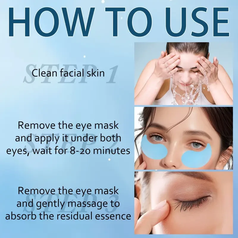 XIOIMY 60pcs Collagen & Retinol Eye Masks