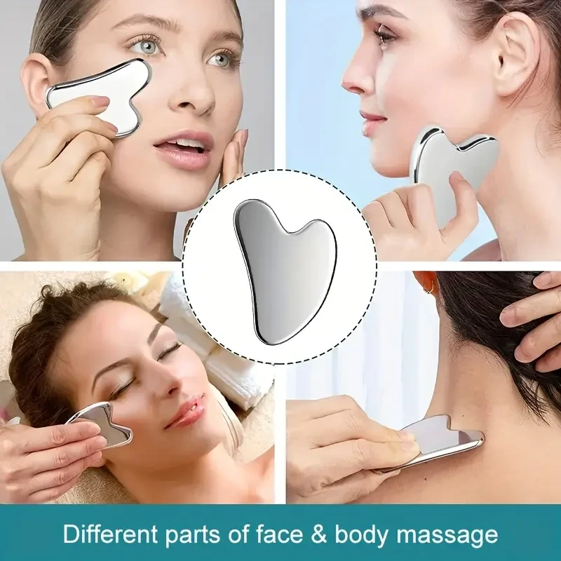 Premium Stainless Steel Gua Sha Facial Tool