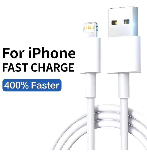 USB Cable For iPhone 14 13 12 11 Pro Max Mini 6 7 8 Plus XS X XR SE iPad 20W Phone Data Sync Fast Charging Wire