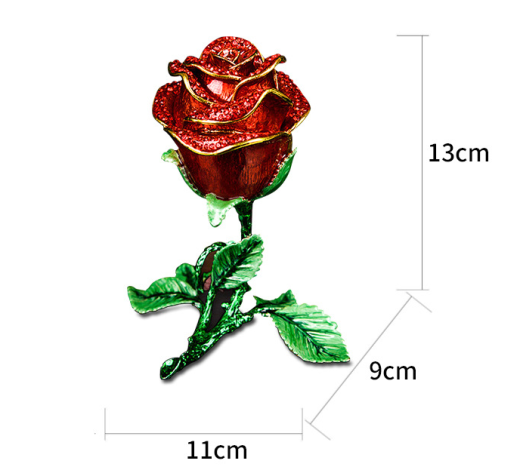 Metal Rose Jewelry Box Decoration Ideas