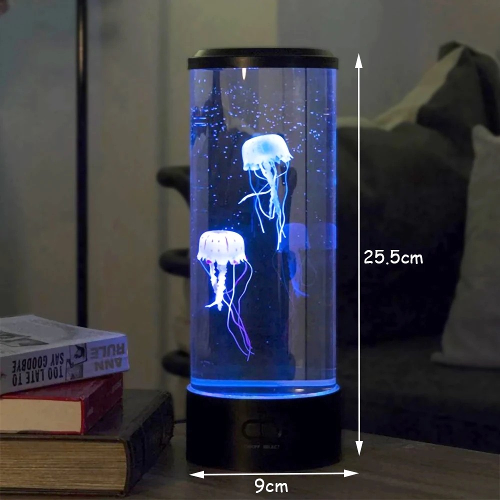 Color Changing Jellyfish Lamp - USB/Battery Powered Night Light