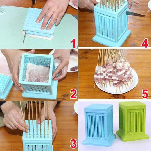 Barbecue string machine