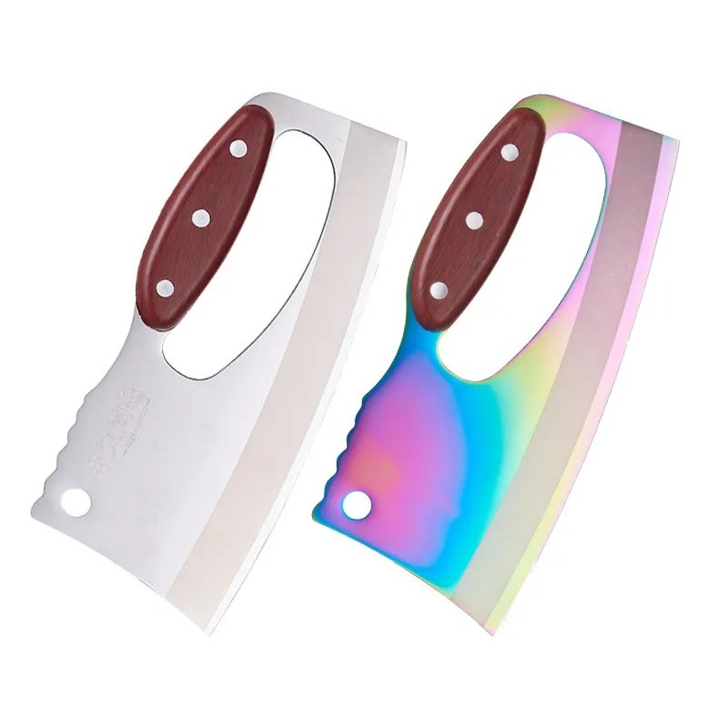 Wood Grain Handle Kitchen Knife