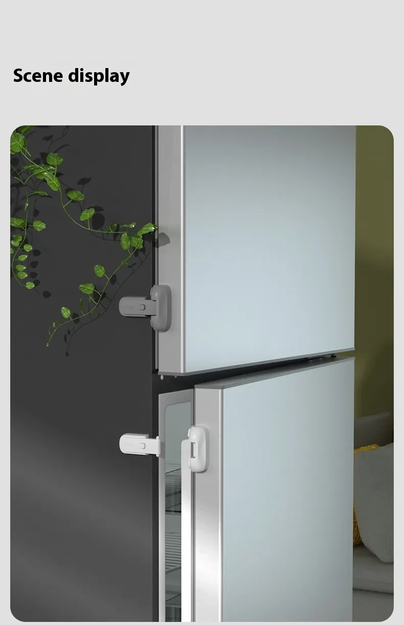 Refrigerator Lock Safety Lock Baby Protective Door Lock Anti-baby Open Refrigerator Door Cabinet Door Lock Drawer Lock