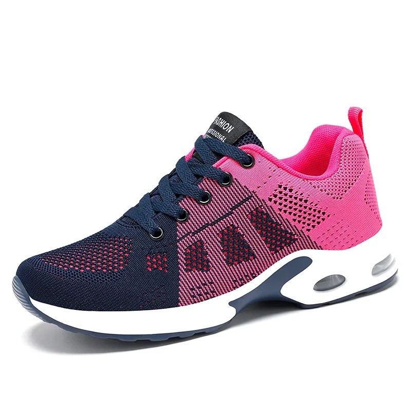 Women's Breathable Lightweight Cushioned Lace-Up Sneakers